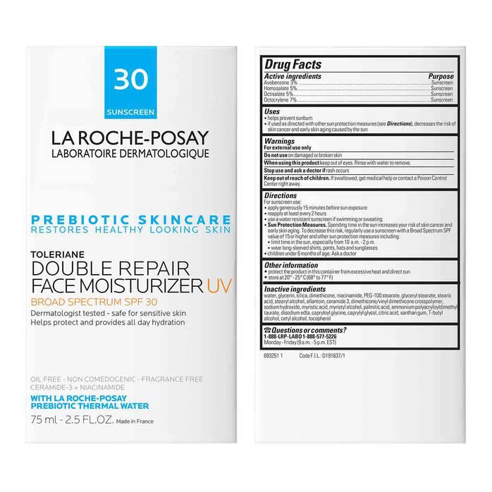 La Roche-Posay Toleriane Double repair Face Moisturizer UV Broad Spectrum SPF30 - Kenya