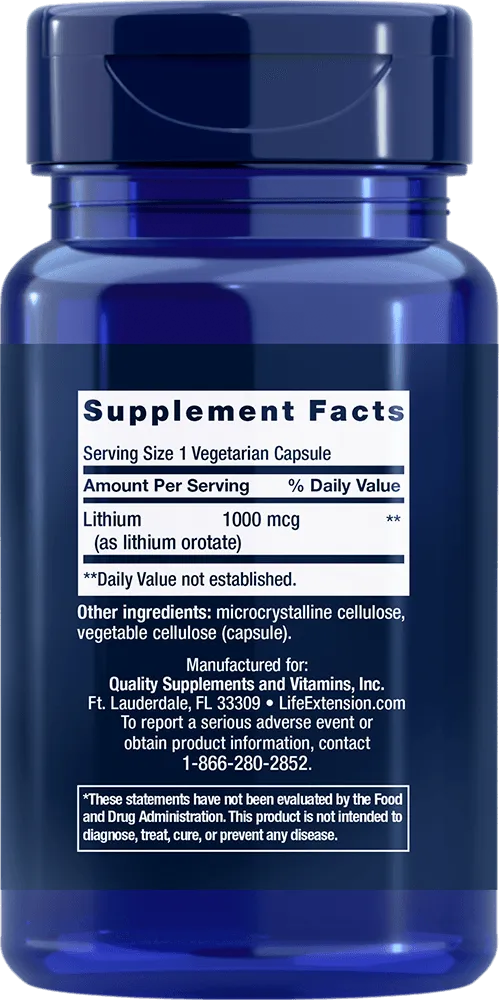 Lithium 1000 mcg Supplement - Kenya