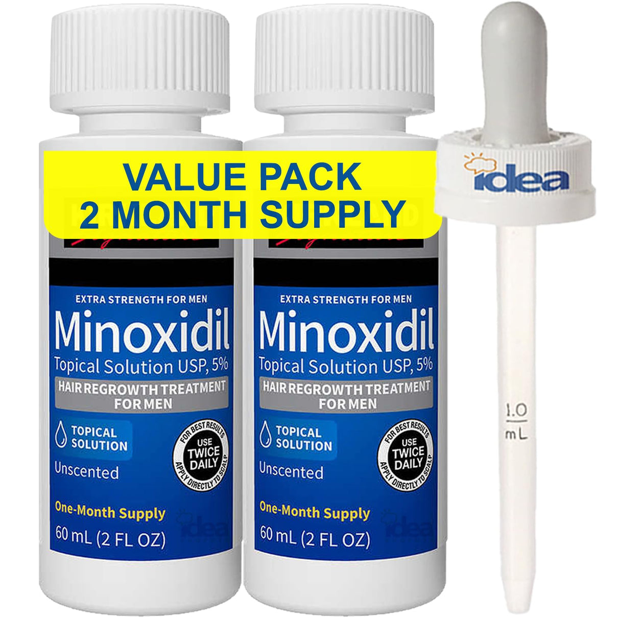 Minoxidil 5% Topical Solution Compatible with Kirkland (1-Month Supply) - Kenya