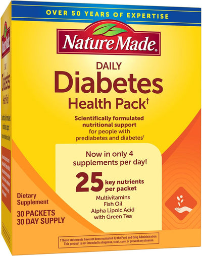 Nature Made Daily Diabetes Health Pack, 30 Packets. - view 1