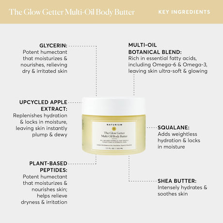 Naturium The Glow Getter Whipped Multi-Oil Body Butter - Kenya