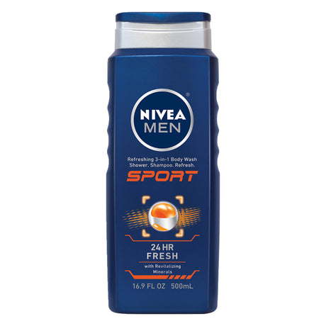 NIVEA MEN Sport Body Wash, 16.9 oz - Kenya