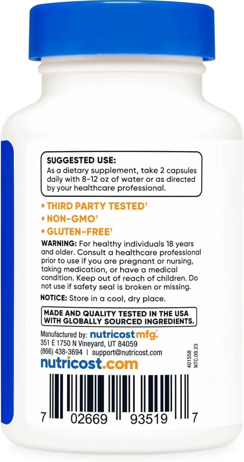 Nutricost Coleus Forskohlii 500mg 60 Capsules - Kenya