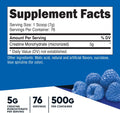 Nutricost Creatine Monohydrate Powder (Blue Raspberry) image 2