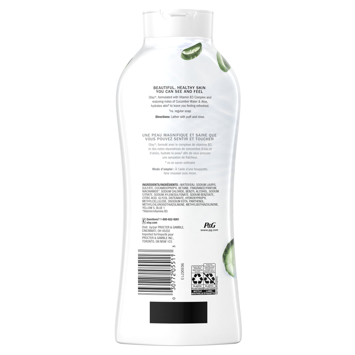 Olay Fresh Outlast Body Wash with Cucumber - Kenya