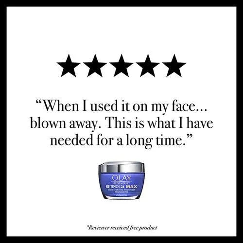 Olay  Retinol24 MAX Night Face Moisturizer Fragrance Free