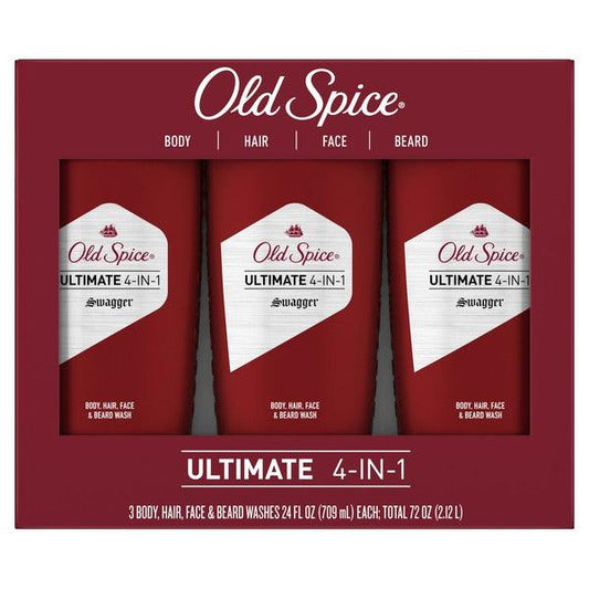 Old Spice Swagger Ultimate 4-in-1 Body Wash 3-pack - Kenya