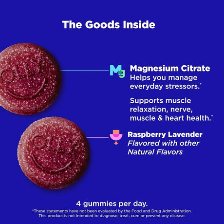 OLLY Relaxing Magnesium Gummies - Kenya