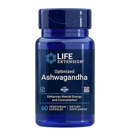 Optimized Ashwagandha Extract 60 Veg Capsules - Kenya