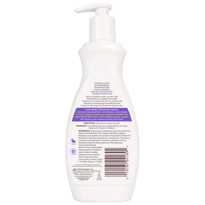 Palmer's Cocoa Butter Formula Fragrance Free Body Lotion
