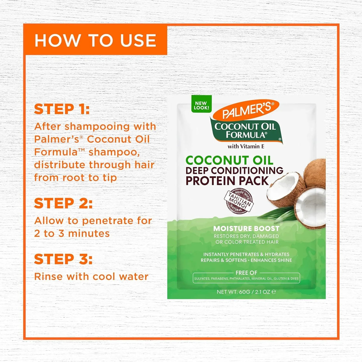 Palmer's Coconut Oil Deep Conditioning Protein Pack - Kenya