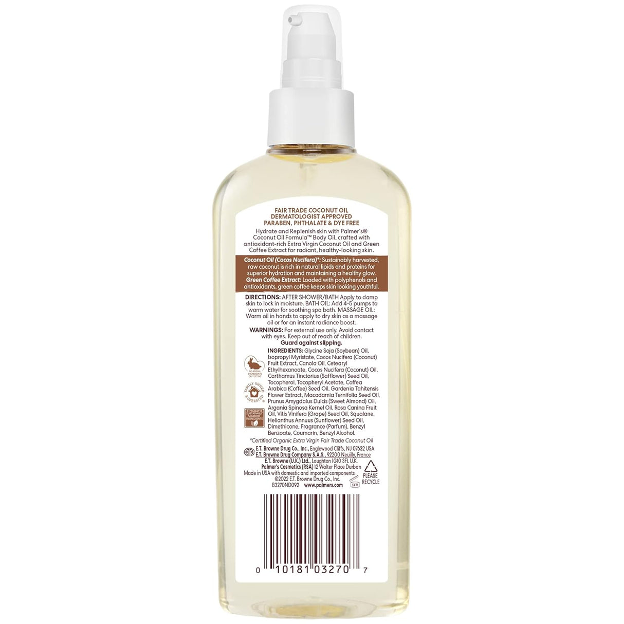 Palmer's Coconut Oil Formula Body Oil - Kenya