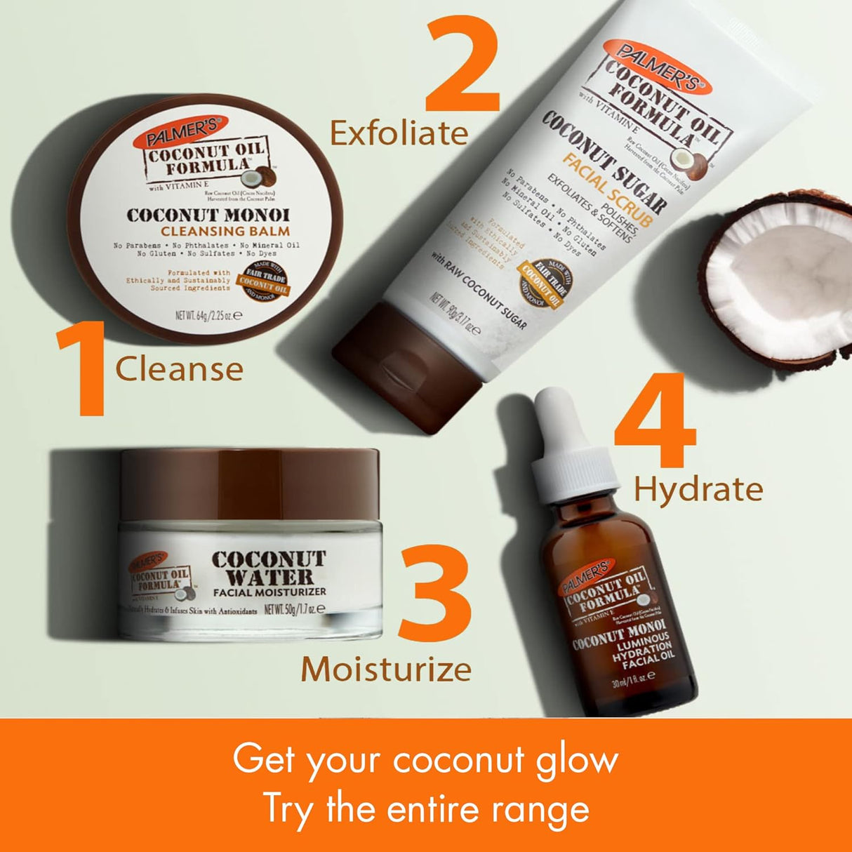 Palmer's Coconut Sugar Facial Scrub - Kenya