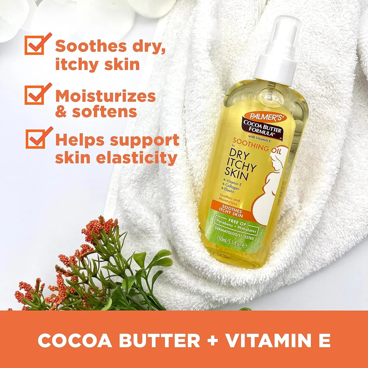 Palmer's Dry Itchy Skin Soothing Oil - Kenya