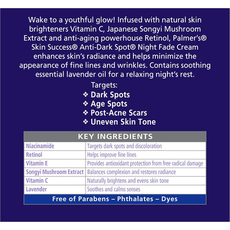 Palmer's Skin Success Anti-Dark Spot Nighttime Fade Cream - Kenya