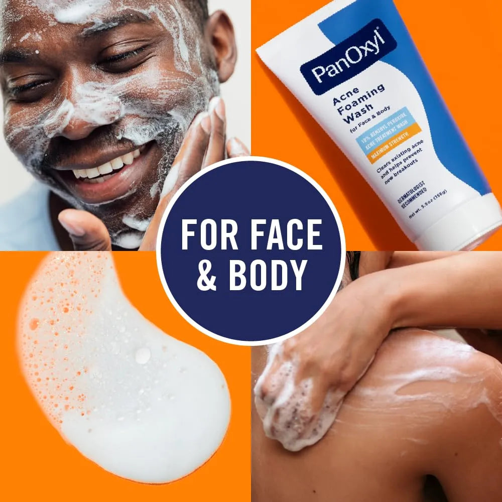 PanOxyl Acne Foaming Wash Benzoyl Peroxide 10% 3.oz 85g - Kenya