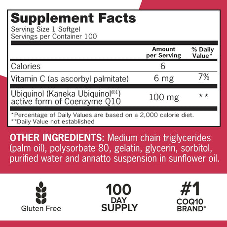 Qunol Ubiquinol CoQ10 100mg Softgels- 60 Count - price in Kenya