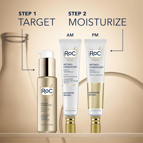 RoC Retinol Correxion Deep Wrinkle Daily Face Moisturizer with Sunscreen SPF 30 - Kenya