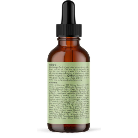 Rosemary Mint Mielle Scalp & Hair Strengthening Oil for All Hair Types, 2 Ounce - Kenya