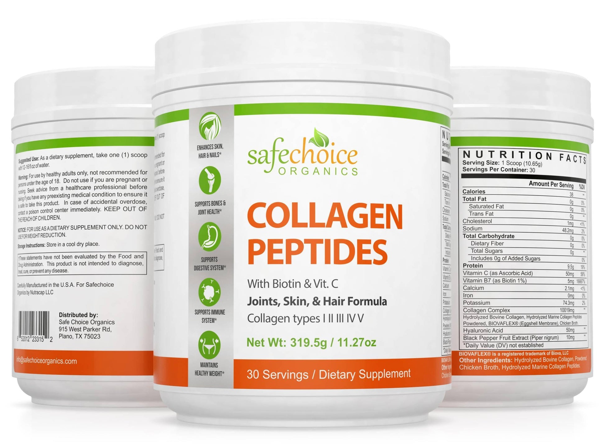 Safe Choice Organics Collagen Peptides - Kenya