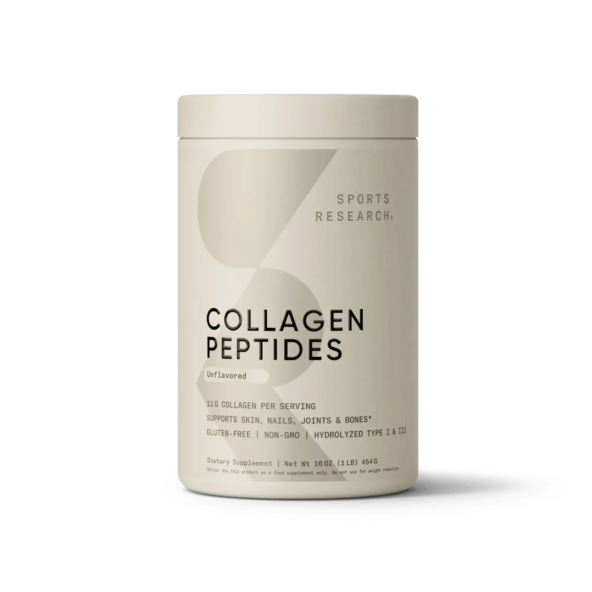 Sports Research Hydrolyzed Collagen Peptides Powder 454g - Kenya