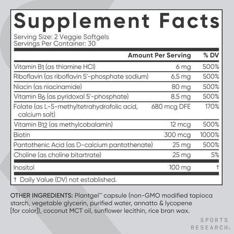 Sports Research Vitamin B-Complex - Kenya