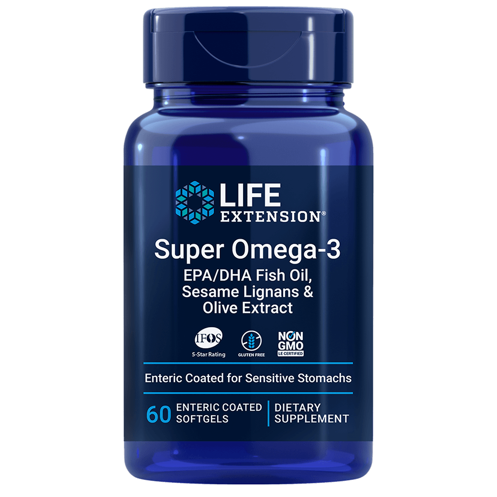 Super Omega-3 EPA-DHA Fish Oil, Sesame Lignans & Olive Extract (Enteric Coated) - Kenya