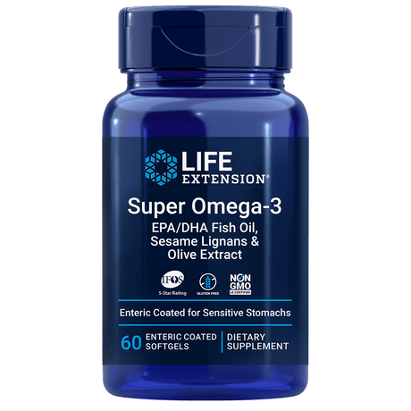 Super Omega-3 EPA-DHA Fish Oil, Sesame Lignans & Olive Extract (Enteric Coated) - Kenya