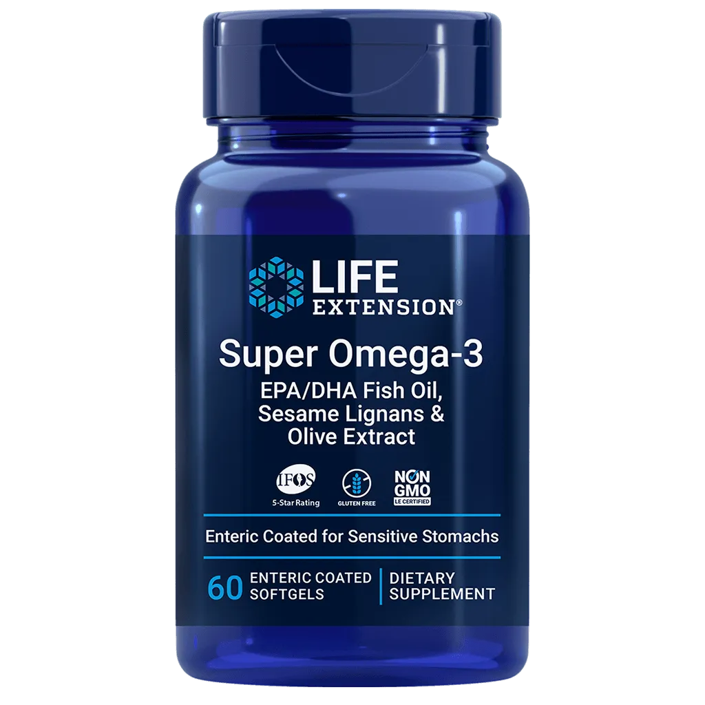 Super Omega-3 EPA-DHA Fish Oil, Sesame Lignans & Olive Extract (Enteric Coated) - Kenya