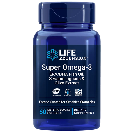 Super Omega-3 EPA-DHA Fish Oil, Sesame Lignans & Olive Extract (Enteric Coated) - Kenya