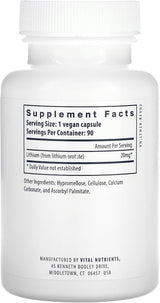 Vital Nutrients Lithium Orotate 20mg - price in Kenya