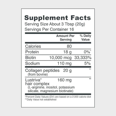 Vital Proteins Collagen Peptides Hair Complex 323g - view 2