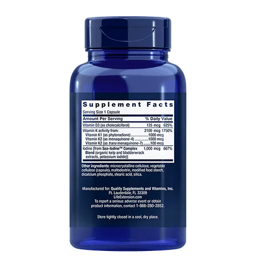 Vitamin D and K with Sea-Iodine™
