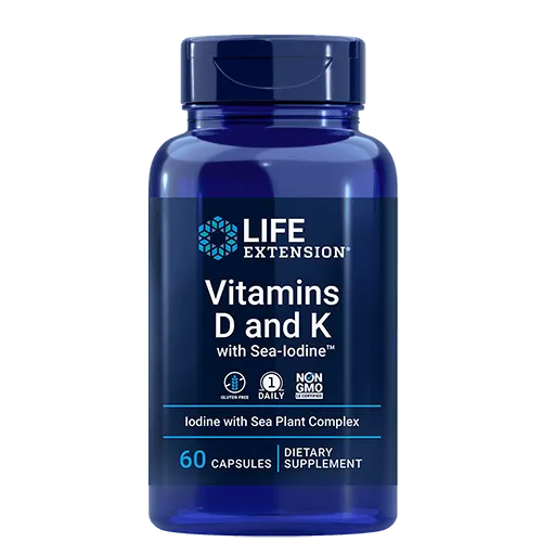 Vitamin D and K with Sea-Iodine™