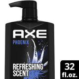 Axe Phoenix Refreshing Long Lasting Body Wash, Crushed Mint and Rosemary, 32 fl oz - Kenya