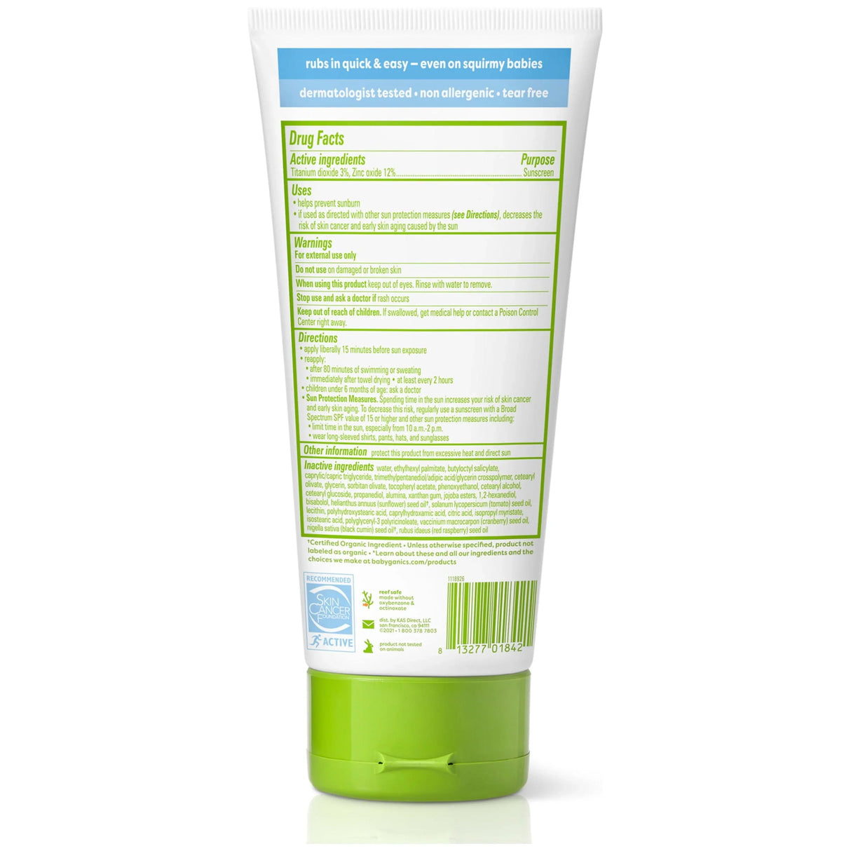 BabyGanics Mineral-Based Sunscreen Lotion, SPF 50 - Kenya