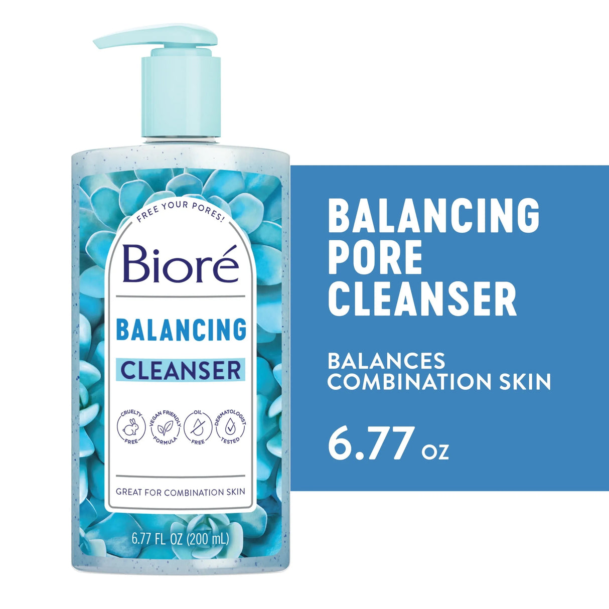 Biore Blue Agave + Baking Soda Face Wash, Cleanser for Combination Skin - Kenya