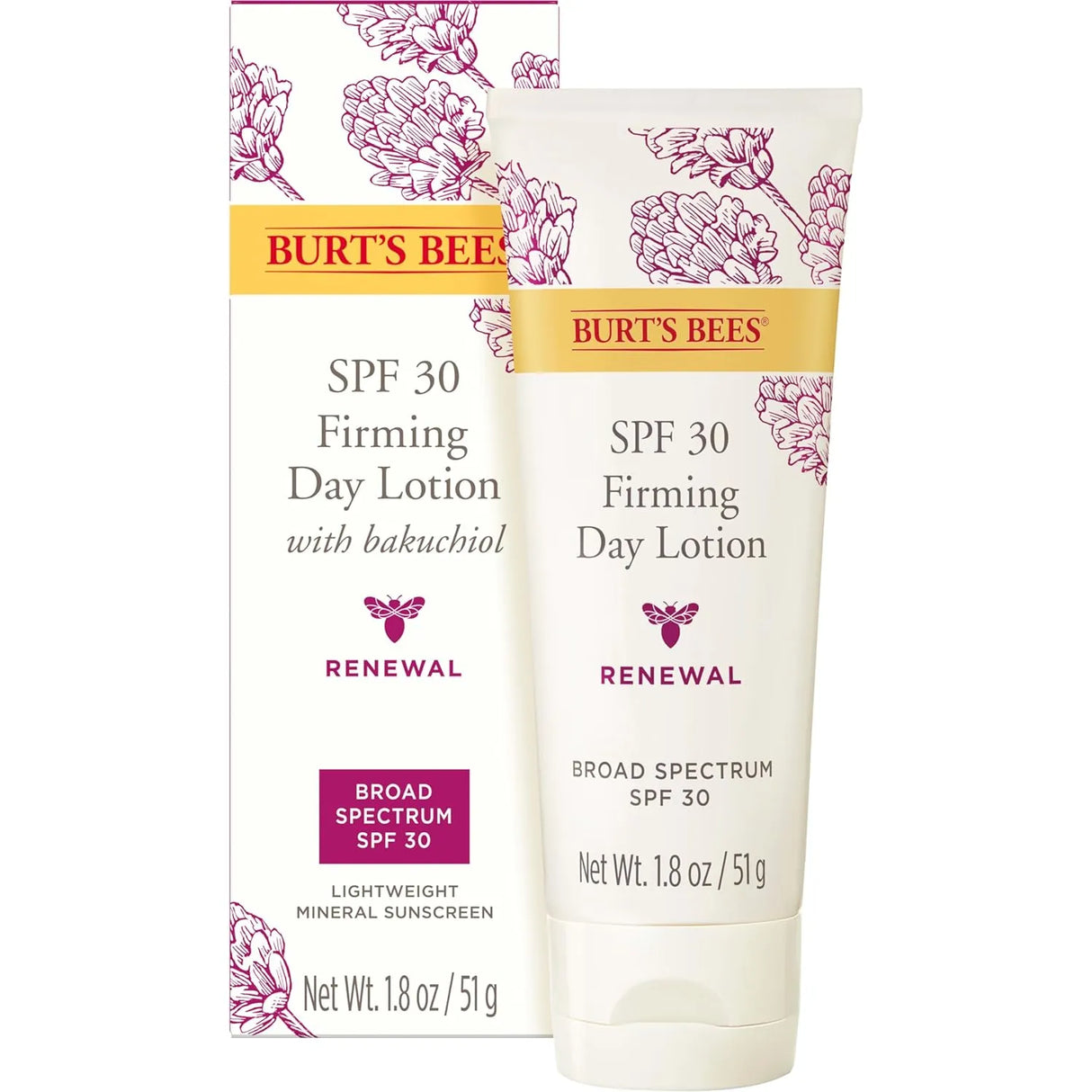 Burt's Bees Sunscreen Moisturizer for Face, SPF 30 Retinol Alternative 1.8 Ounce - Kenya