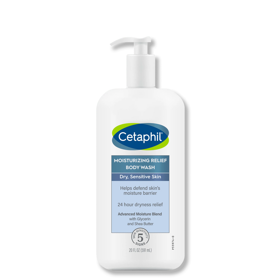 Cetaphil Moisturizing Relief Body Wash for Sensitive Skin