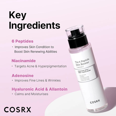 COSRX 6X Peptide Collagen Booster Toner Serum - Kenya