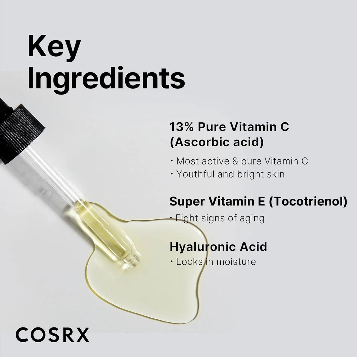 COSRX Pure Vitamin C 13% Serum with Vitamin E & Hyaluronic Acid - Kenya