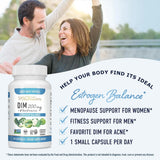 DIM Supplement 200 mg | Estrogen Balance for Women & Men 60 capsules - Kenya