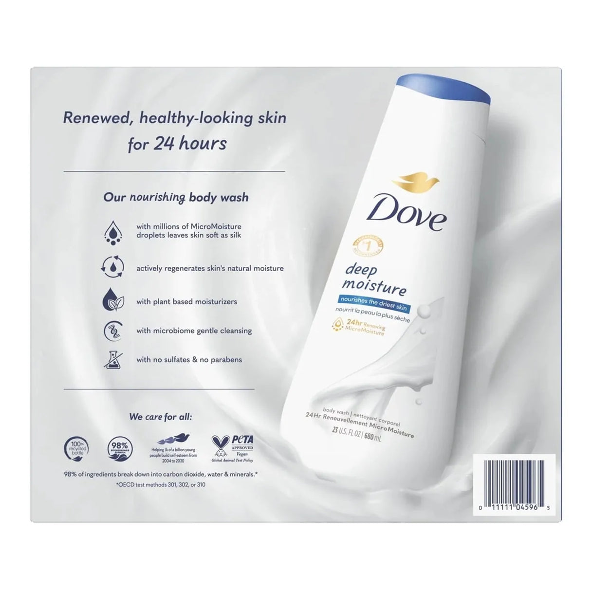 Dove Deep Moisture Body Wash, 23 Fluid Ounce - Kenya