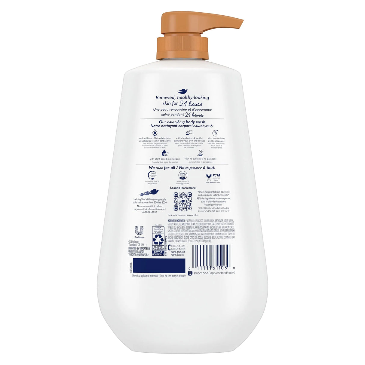 Dove Purely Pampering Liquid Body Wash - Kenya