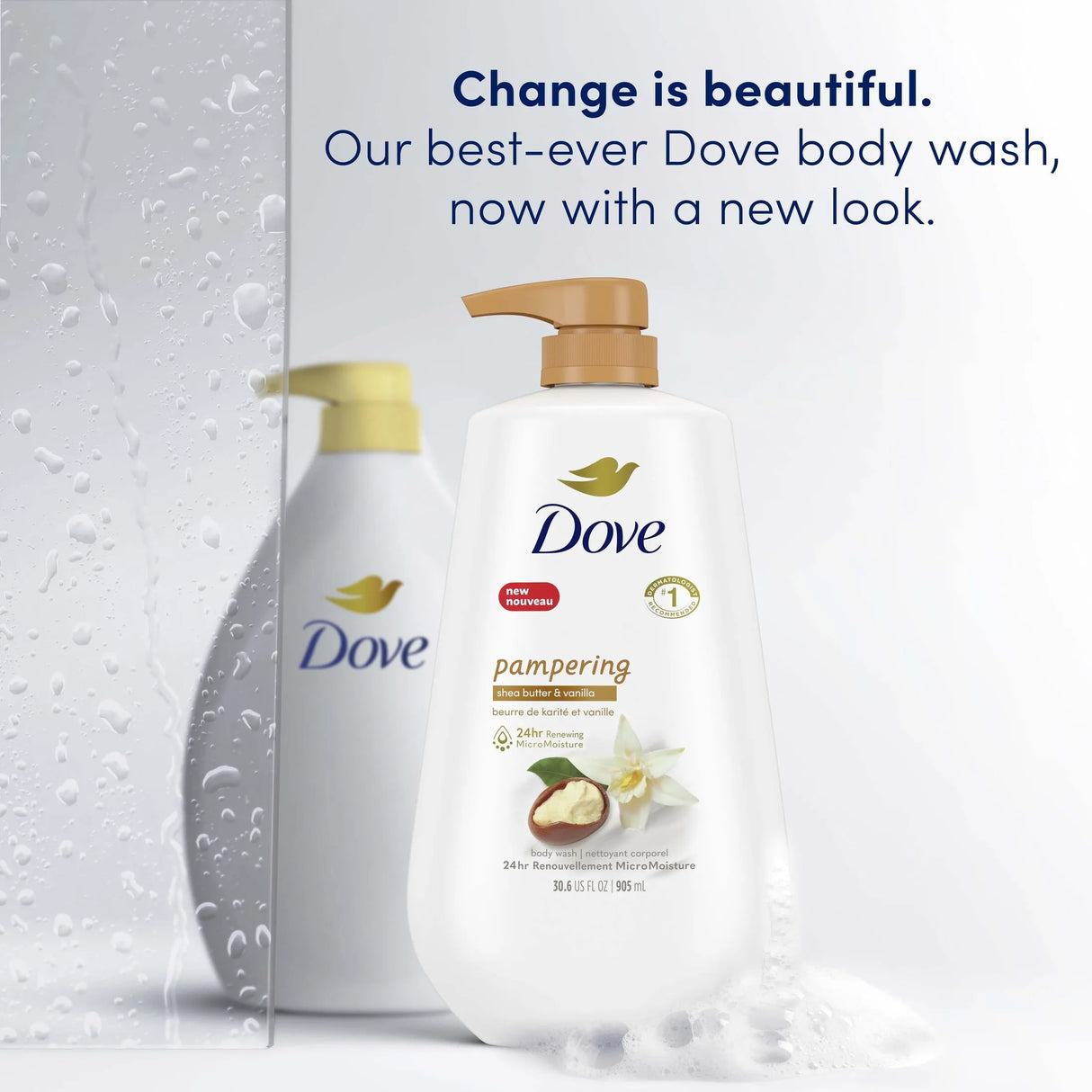 Dove Purely Pampering Liquid Body Wash - Kenya