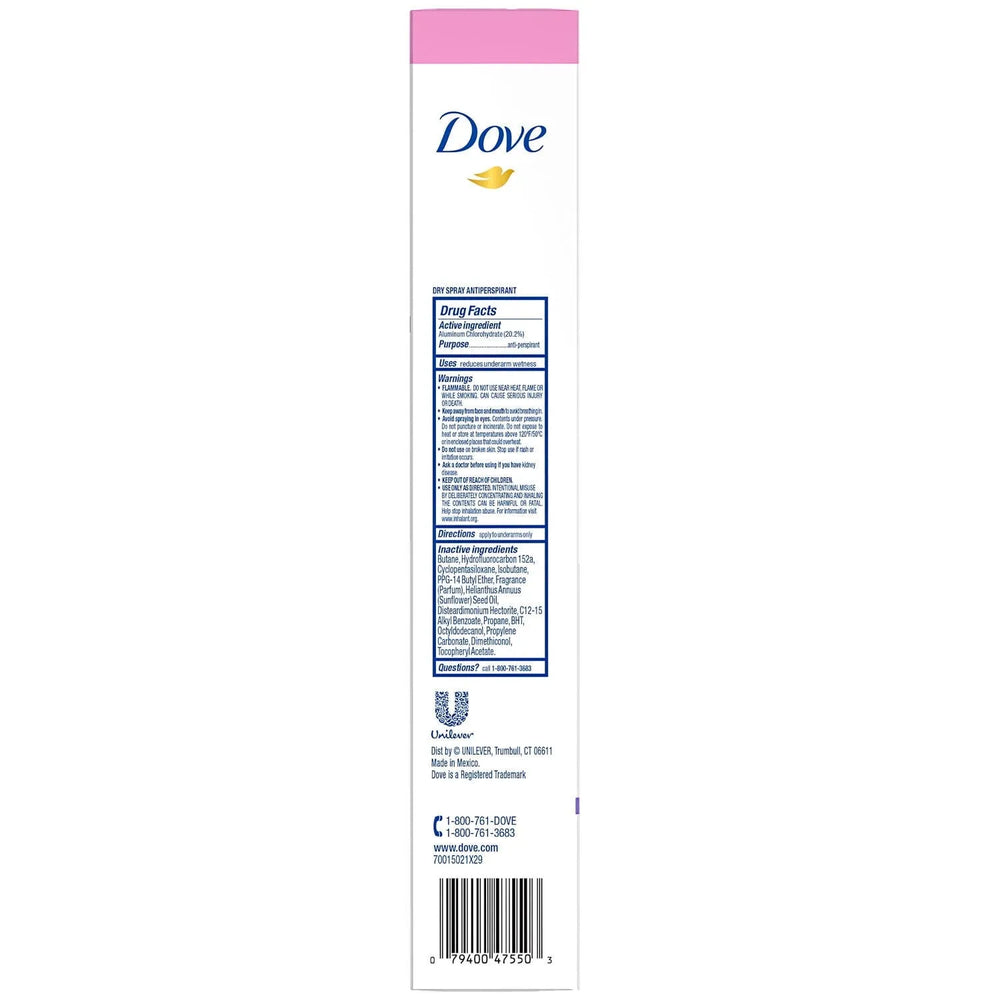 Dove Women's Invisible Dry Spray Antiperspirant Deodorant - Kenya