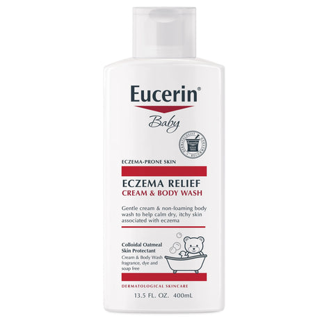 Eucerin Baby Eczema Relief Cream & Body Wash, Eczema Body Wash, 13.5 Fl Oz - Kenya