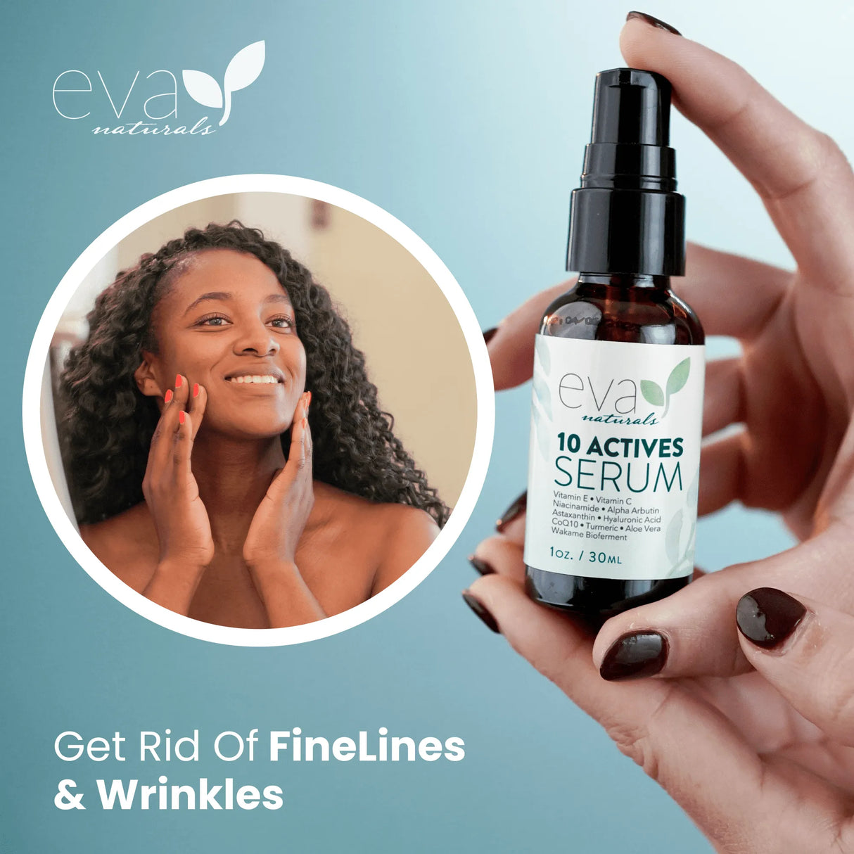 Eva Naturals Anti-Aging 10 actives Serum. - Kenya