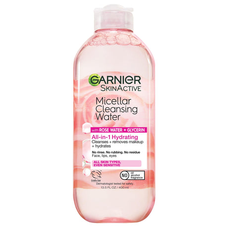 Garnier SkinActive Rose Water Micellar Cleansing Water, 13.5 fl oz - Kenya