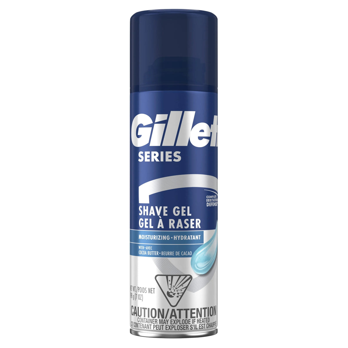 Gillette Series Moisturizing Shave Gel for Men with Cocoa Butter, 7oz - Kenya